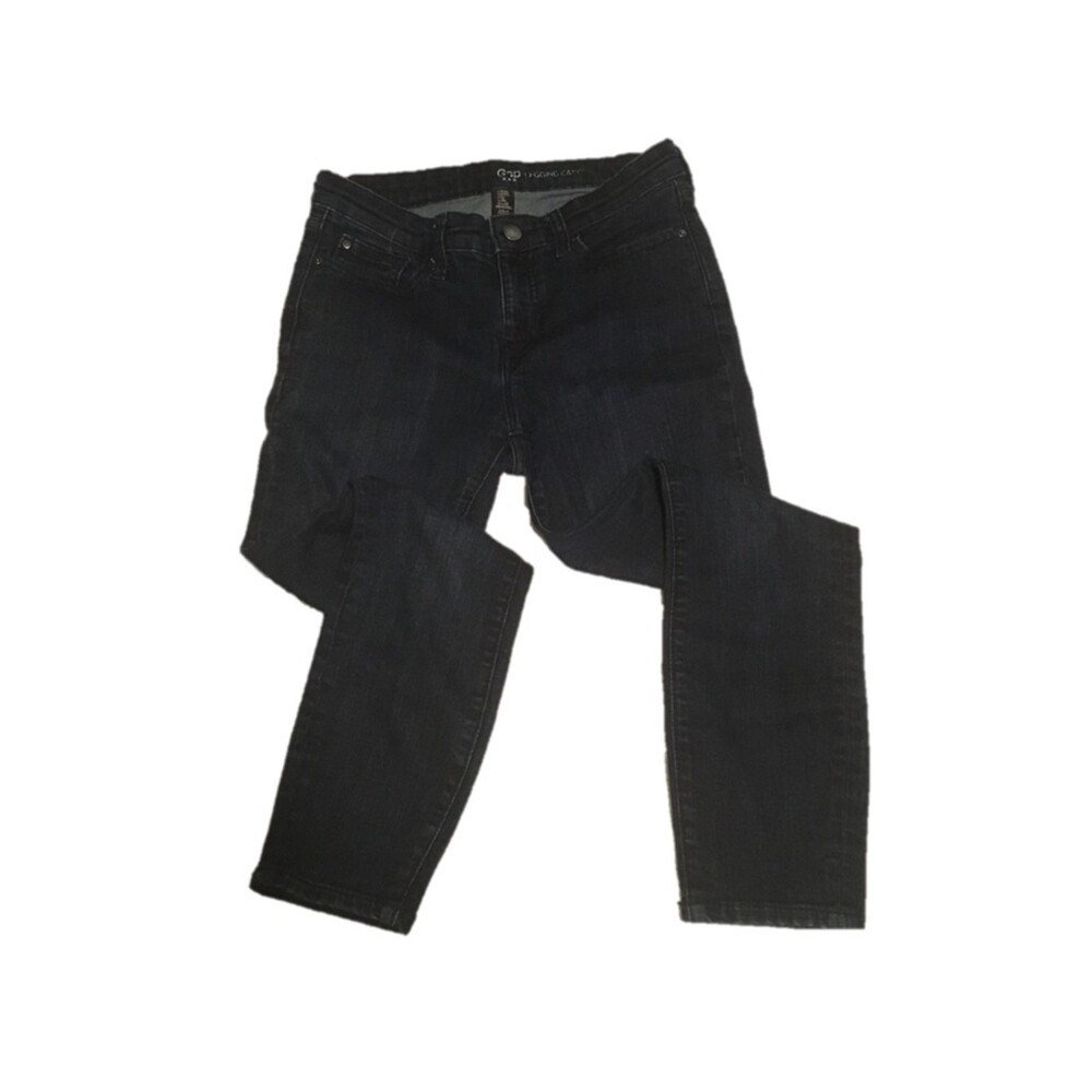 ✨️3 For $20✨️ Gap jeans 4 blue dark wash skinny crop ankle capri Classic Y2K